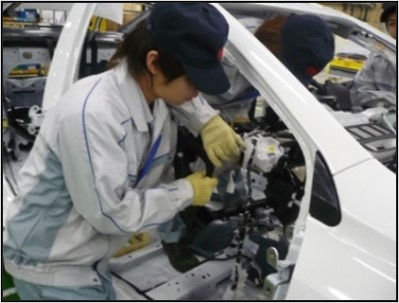 車両組立（室内）