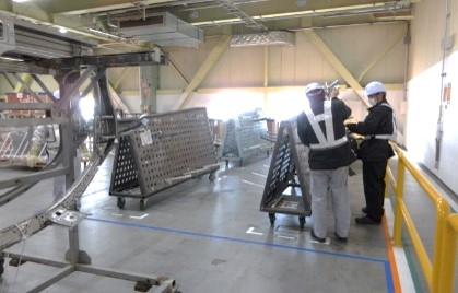 構内部品の受け入れ・検品